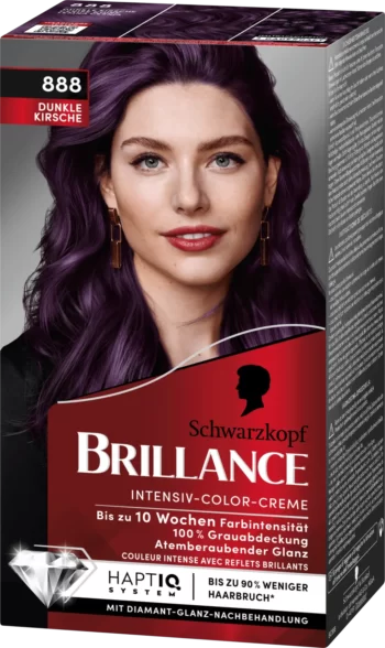 schwarzkopf brillance 888 dark cherry intensive color cream