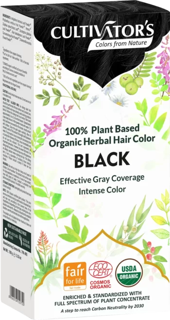 cultivators black herbal hair color