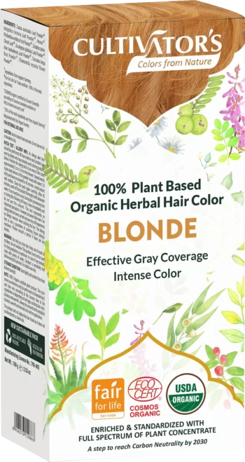 cultivators blonde herbal hair color