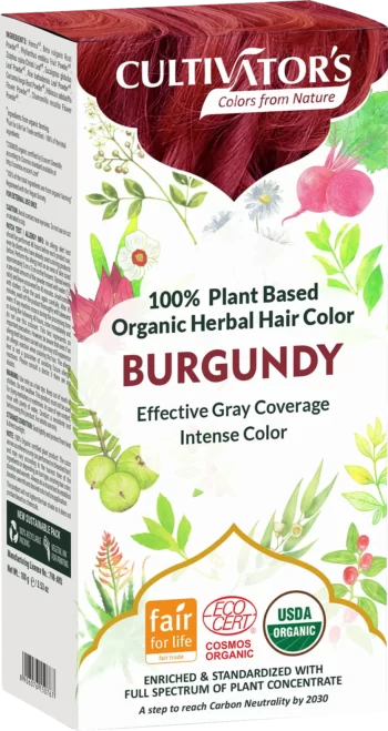 cultivators burgundy herbal hair color