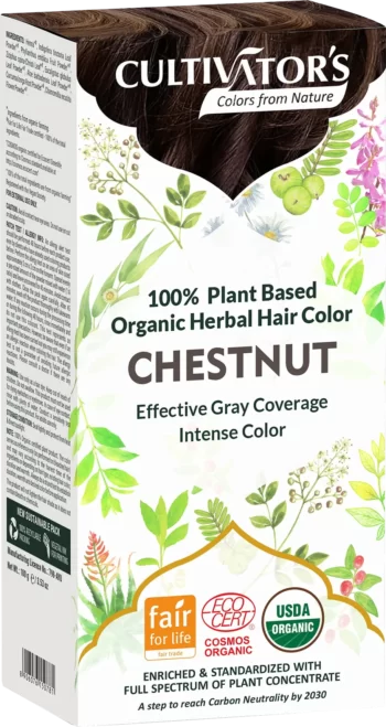 cultivators chestnut herbal hair color