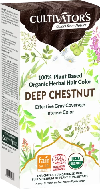 cultivators deep chestnut herbal hair color