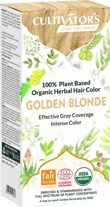 cultivators golden blonde herbal hair color