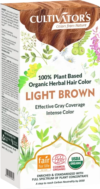 cultivators light brown herbal hair color