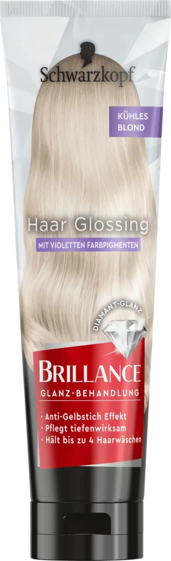 schwarzkopf brillance cool blonde hair glossing
