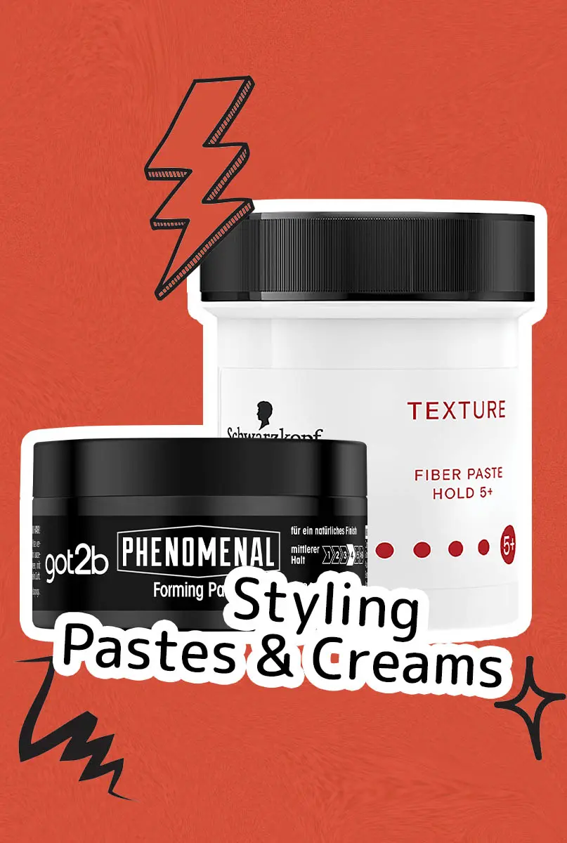styling pastes and creams