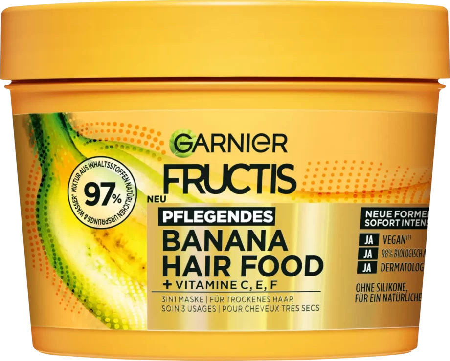 garnier fructis hair food banana 3in1 mask 400ml