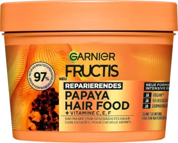 garnier fructis hair food papaya 3in1 mask 400ml