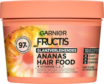 garnier fructis hair food pineapple 3in1 mask 400ml