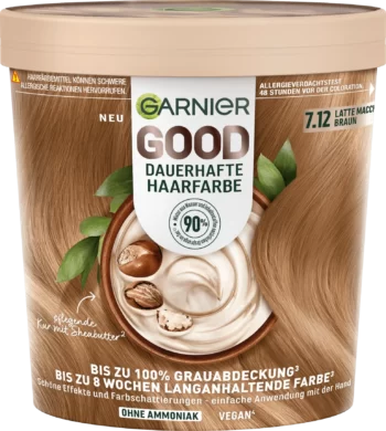garnier good 7.12 latte macchiato permanent hair color