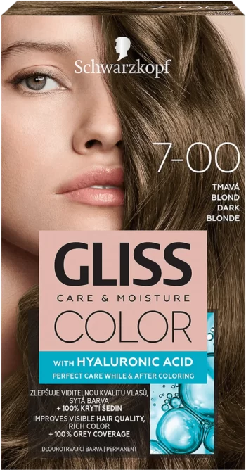 schwarzkopf gliss color 7-00 dark blonde permanent hair color