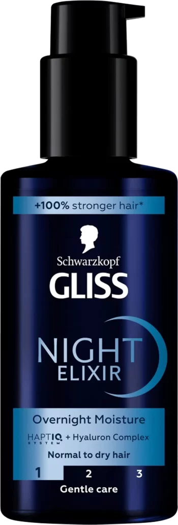 schwarzkopf gliss night elixir overnight moisture 100ml