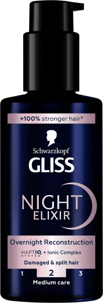 schwarzkopf gliss night elixir overnight reconstruction 100ml