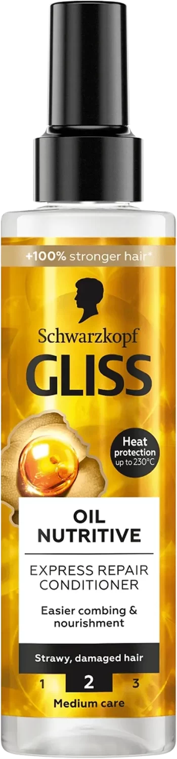 schwarzkopf gliss oil nutritive express repair conditioner 200ml