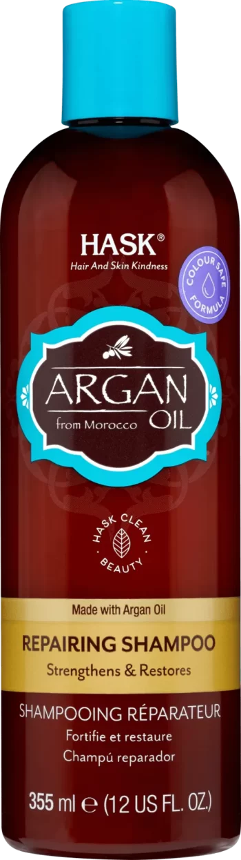 hask argan oil repairing shampoo 355ml