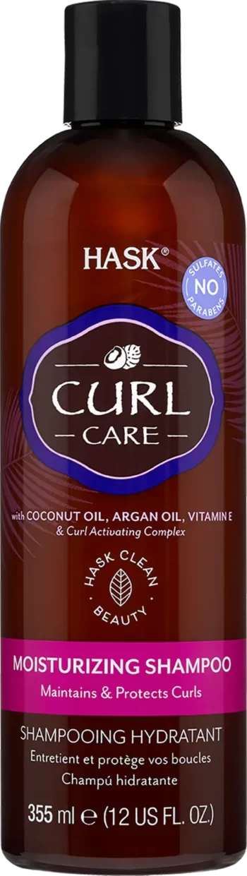 hask curl care moisturizing shampoo 355ml