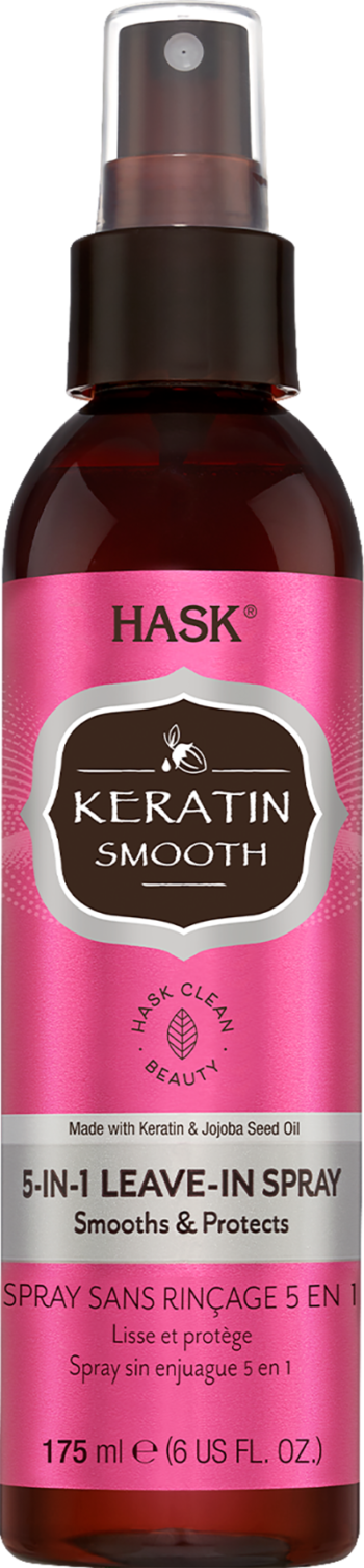 hask keratin smooth 5in1 leave in spray 175ml