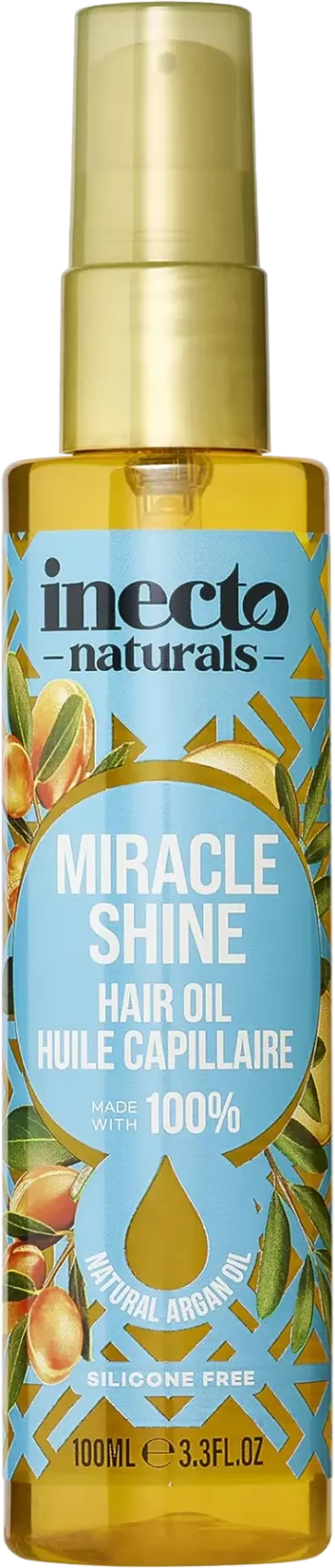 inecto argan miracle shine hair oil 100ml