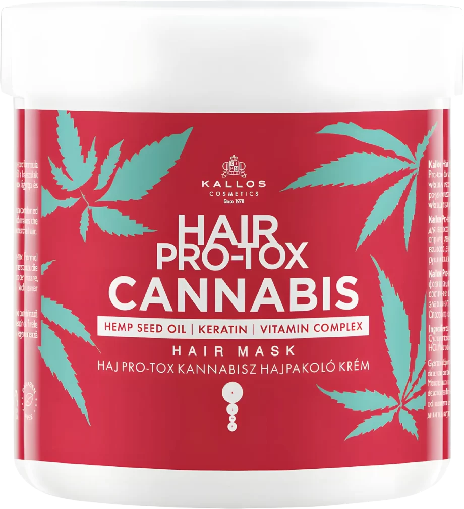 kallos hair pro tox cannabis hair mask 500ml