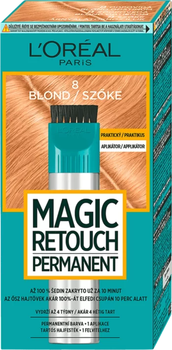loreal paris magic retouch 8 blonde permanent root concealer