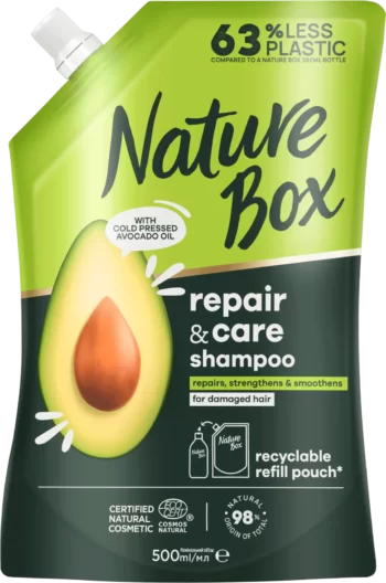nature box avocado oil shampoo refill 500ml