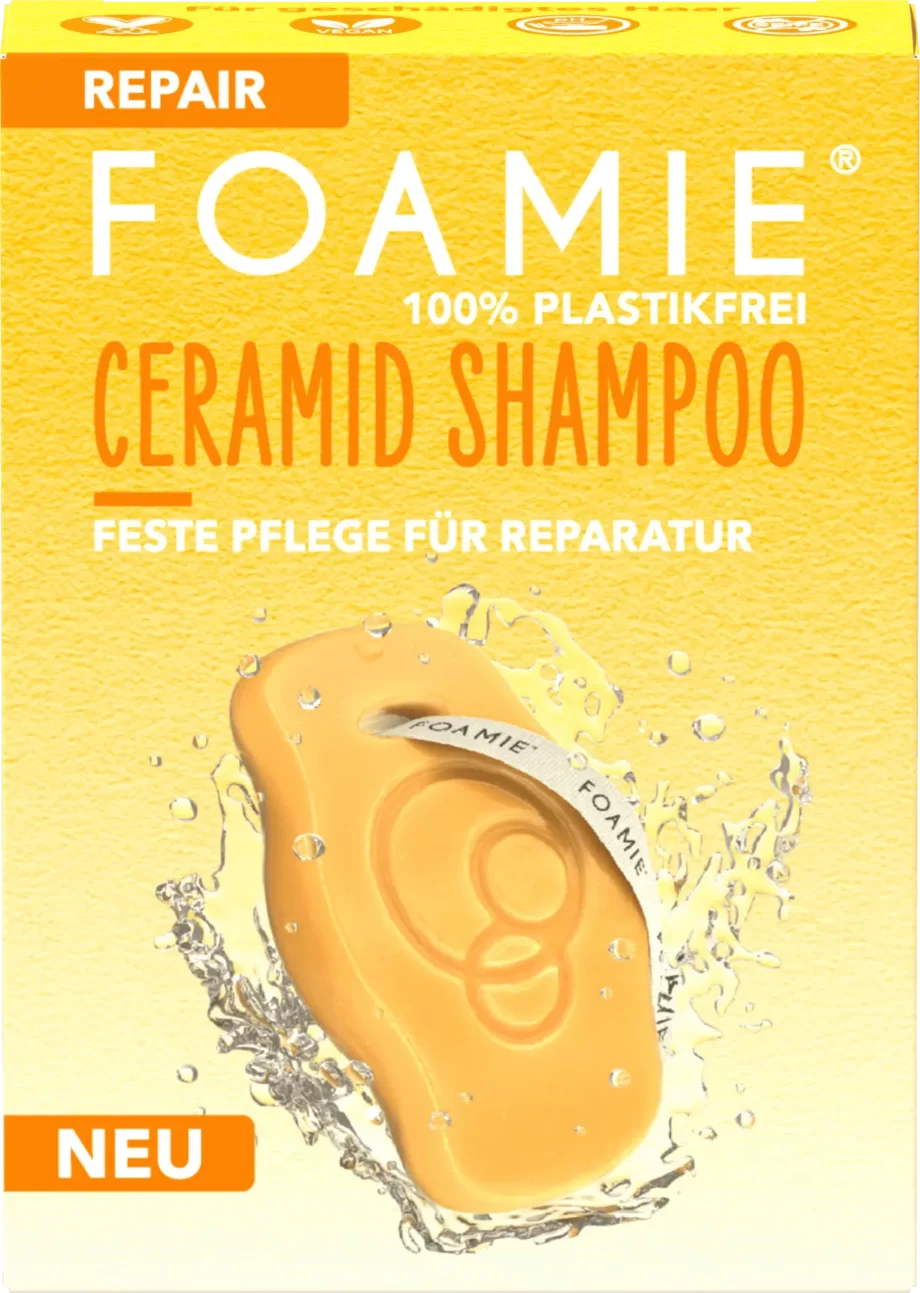 foamie ceramide repair solid shampoo bar 80 g
