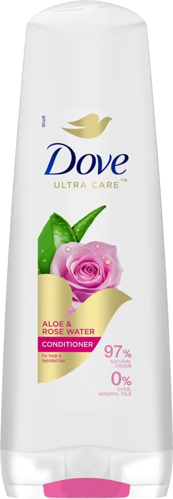 dove aloe rose water conditioner 350ml