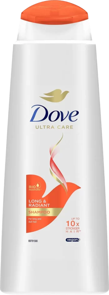 dove long and radiant shampoo 400ml