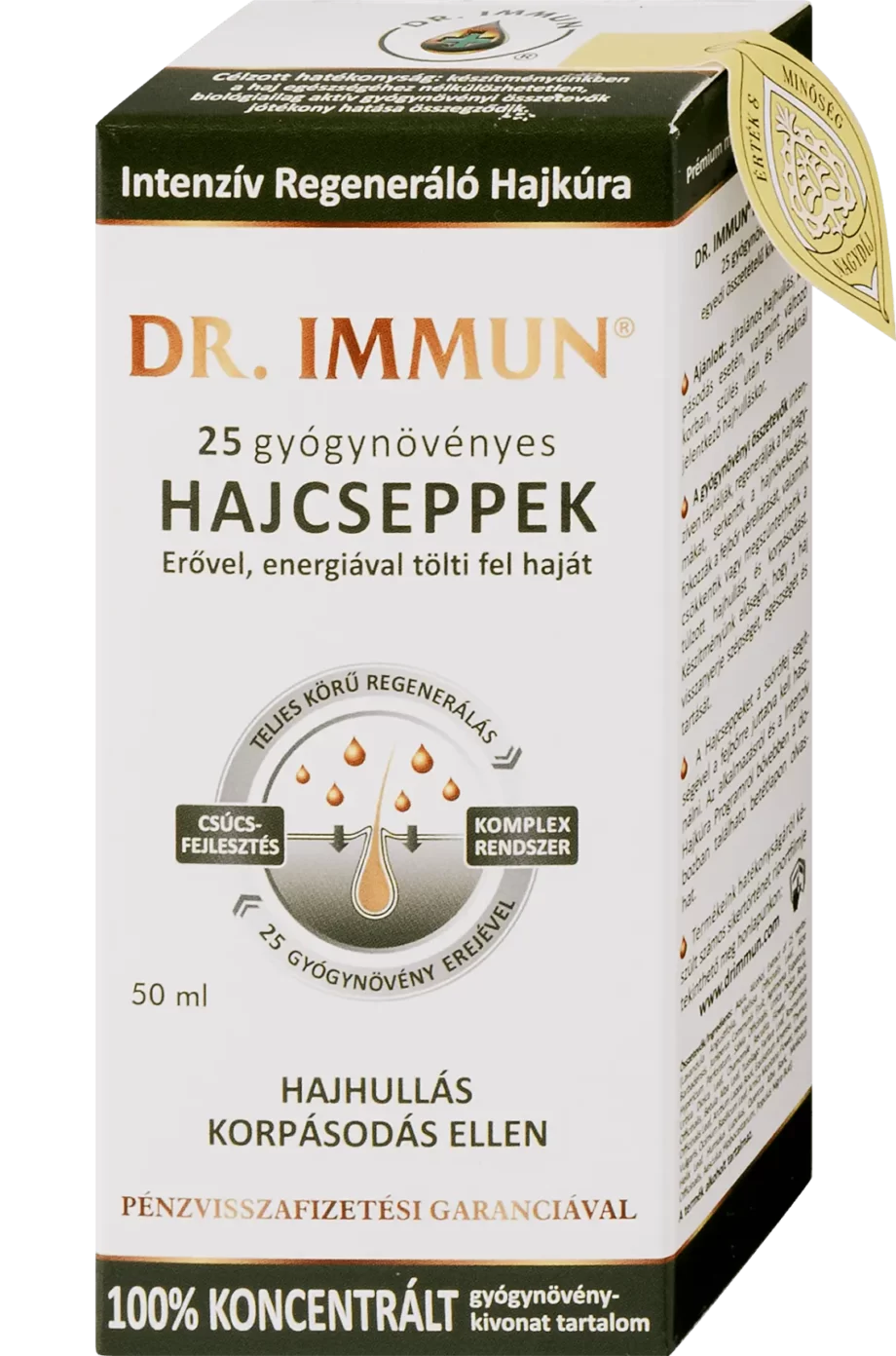 dr immun herbal anti hair loss and anti dandruff hair lotion 50ml