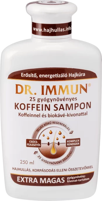 dr immun caffeine anti hair loss anti dandruff shampoo 250ml