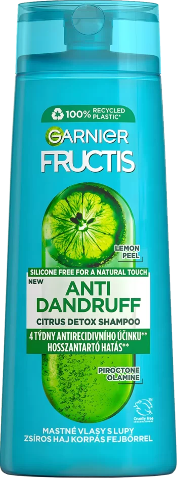 garnier fructis anti dandruff citrus detox shampoo 250ml