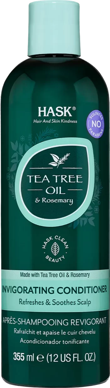 hask tea tree oil and rosemary invigorating conditioner 355ml