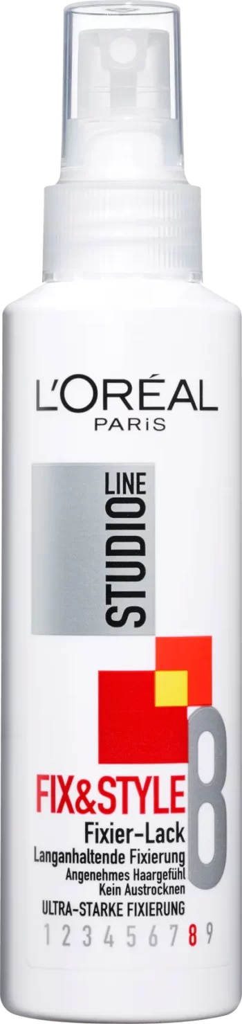 loreal paris studio line fix and style hair spray 150ml