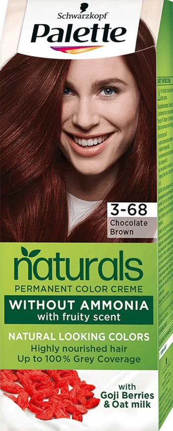 schwarzkopf palette naturals 3-68 chocolate brown permanent hair color