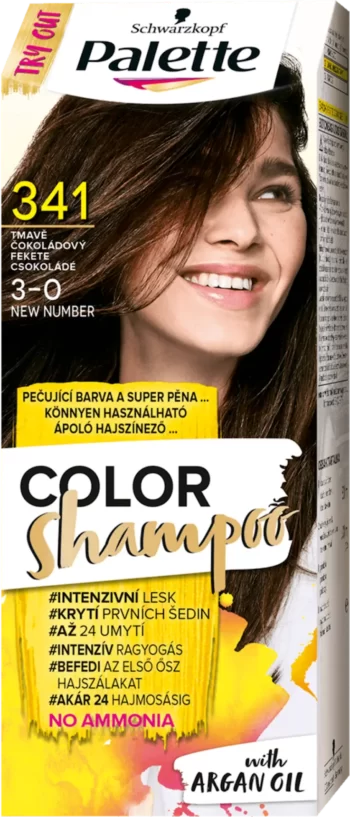 palette color shampoo 3-0 dark chocolate care color