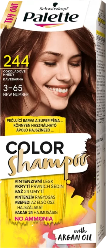palette color shampoo 3-65 coffee brown care color