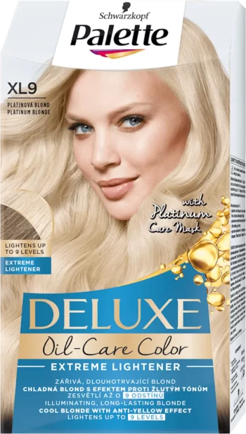 schwarzkopf palette deluxe xl9 platinum blonde extreme lightener