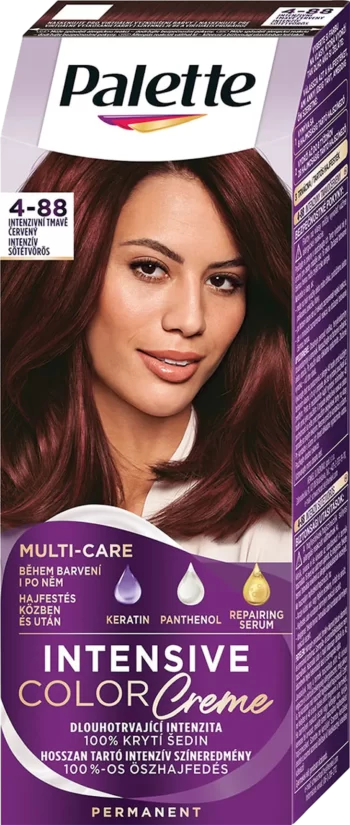 palette intensive 4-88 intensive dark red permanent hair color