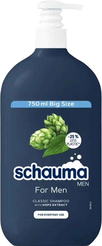 schauma for men shampoo 750ml