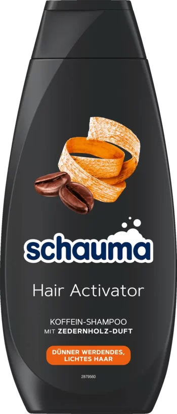 schauma men hair activator caffeine shampoo 400ml