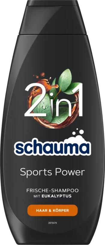 schauma men sports power 2in1 shampoo 400ml