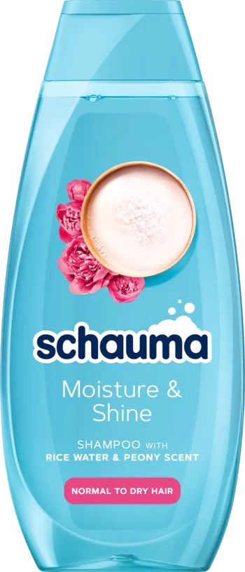 schauma moisture and shine shampoo 400ml