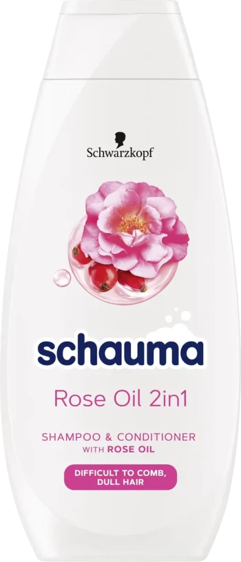schauma rose oil 2in1 shampoo and conditioner 400ml