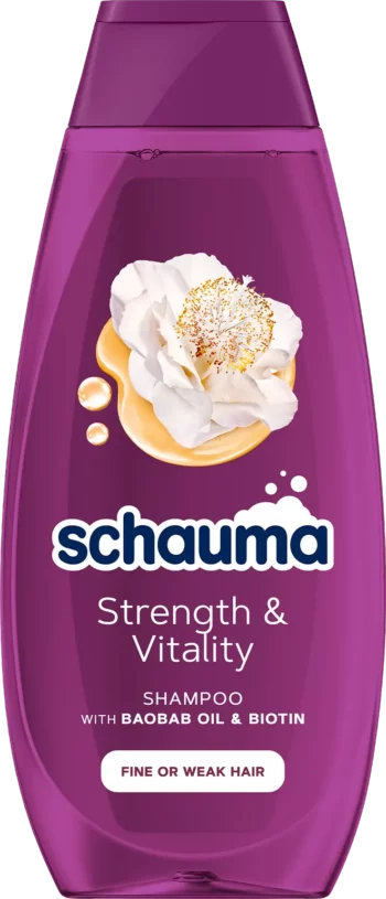 schauma strength and vitality shampoo 400ml