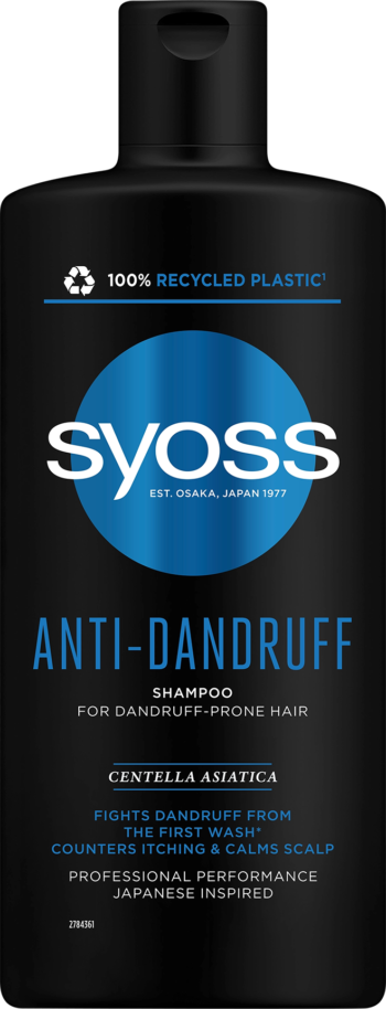 syoss anti dandruff shampoo 440ml
