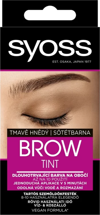 syoss brow tint 4-1 dark brown