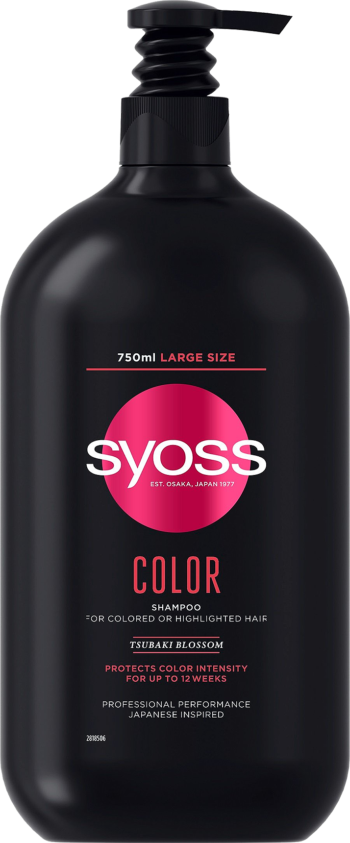 syoss color shampoo 750ml