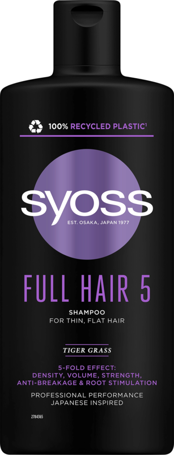 syoss full hair 5 shampoo 440ml