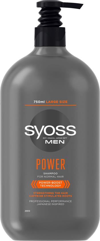 syoss men power shampoo 750ml