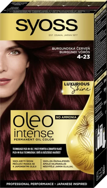 syoss oleo intense 4-23 burgundy red permanent oil color